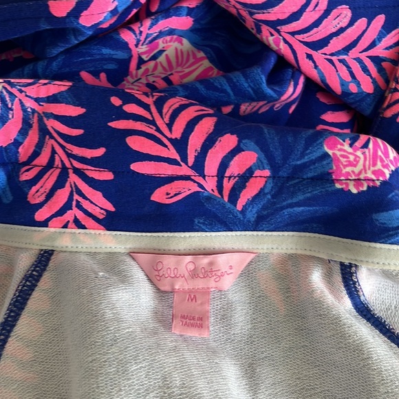 Lilly Pulitzer Skipper Popover Pink Blue UPF - Picture 4 of 4